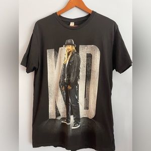 Kid Rock 2015 Black Short Sleeve Concert T-Shirt Size L Unisex